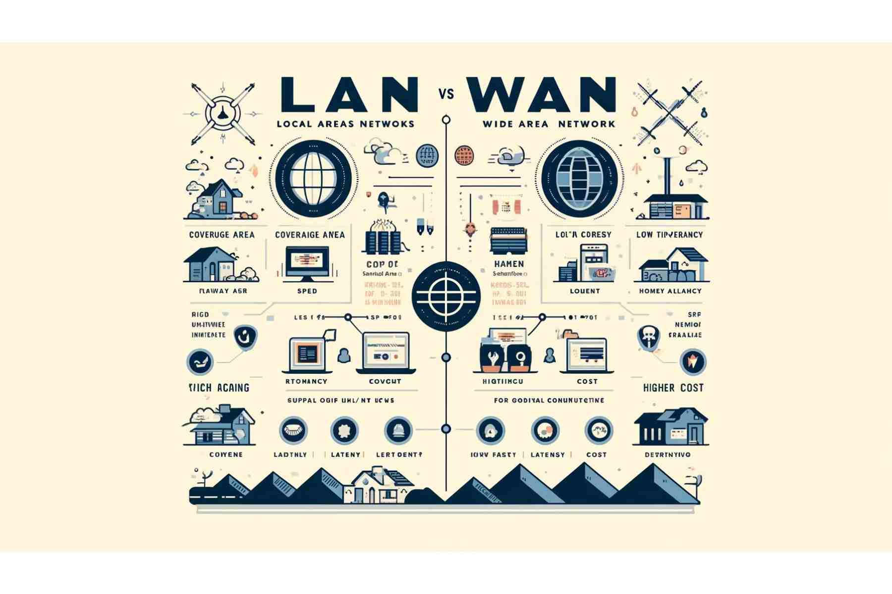 The Key differences between WAN vs LAN Port LAN VS WAN Port Key Differences