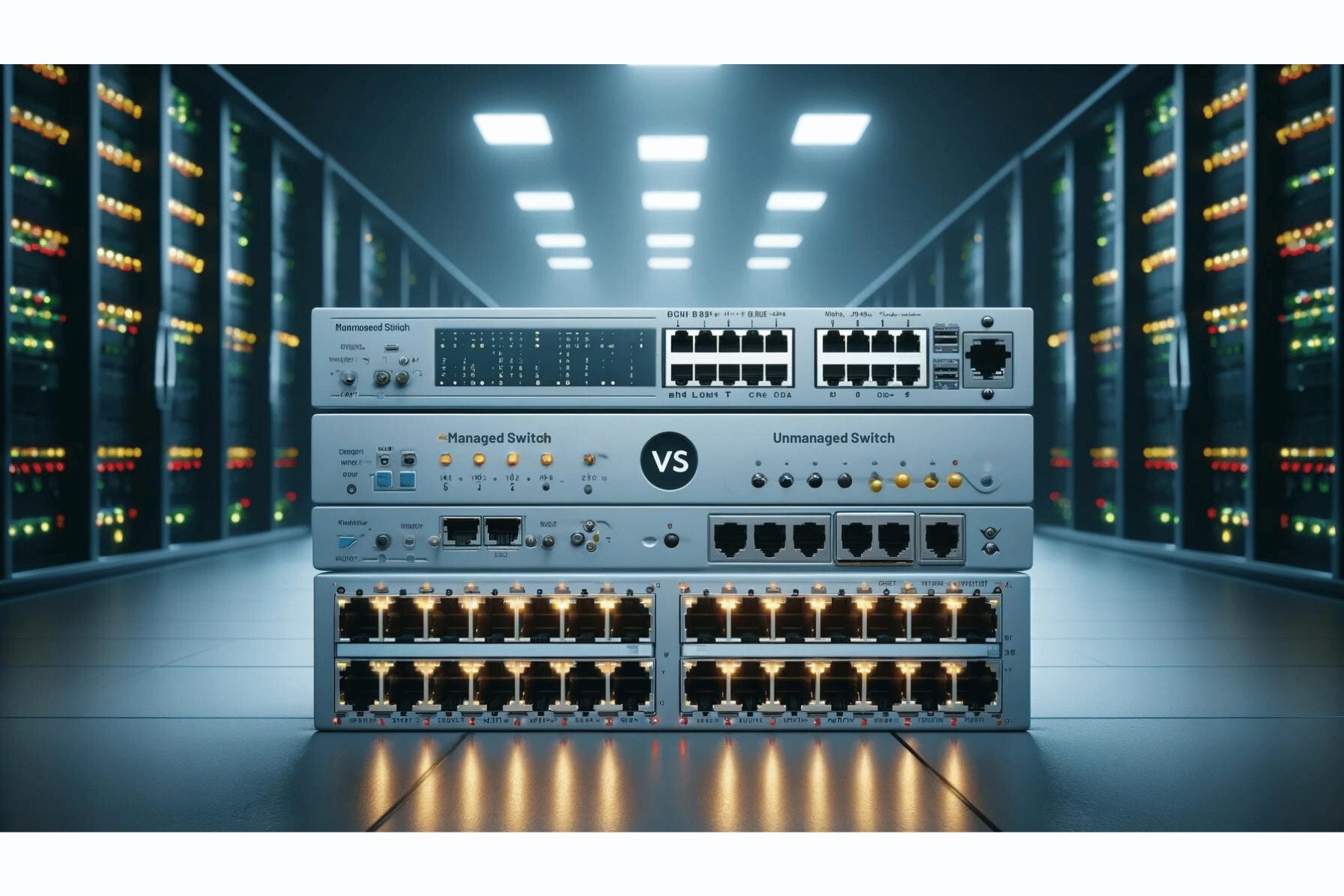 Managed vs Unmanaged Network Switch Managed vs Unmanaged Network Switch