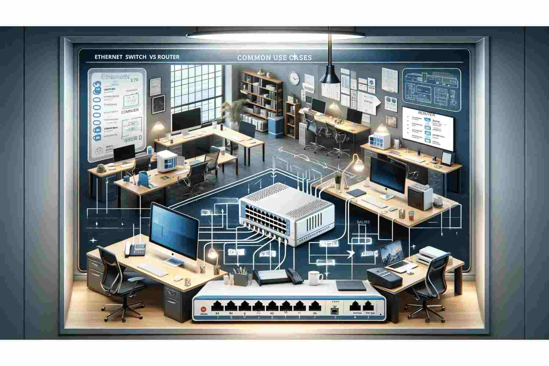 Ethernet Switch vs Router. Use Cases