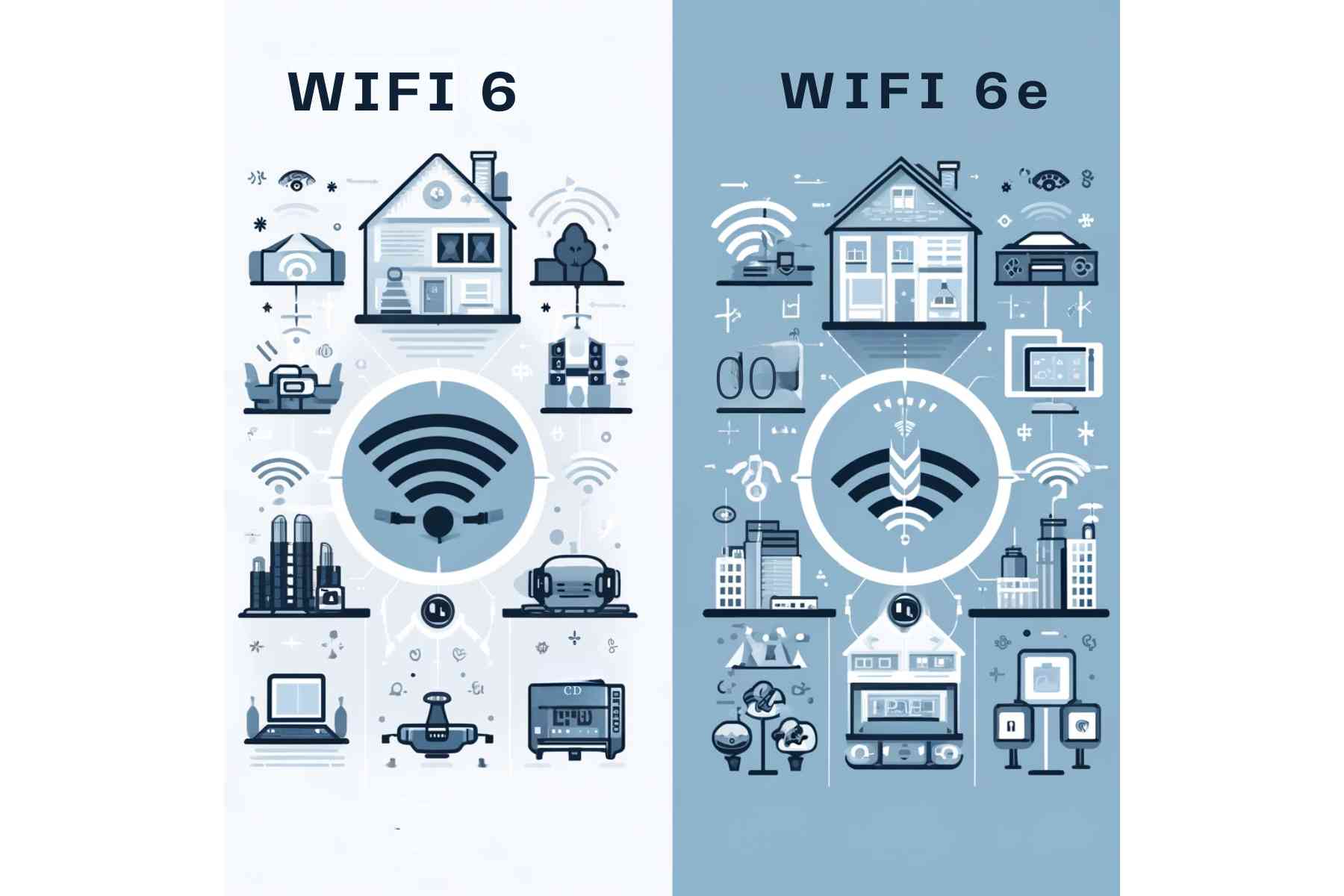 Main Difference WiFi 6 vs WiFi 6E
