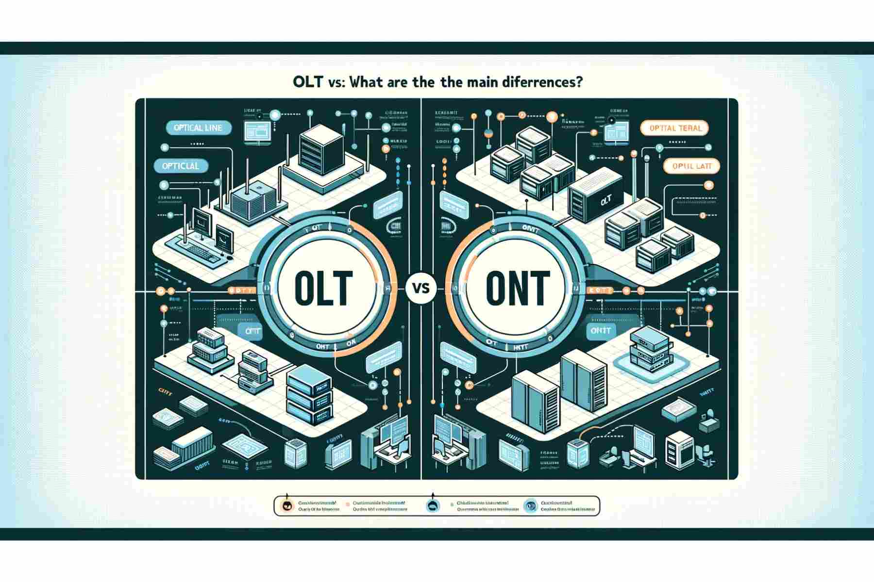 Main Differences ONT vs OLT